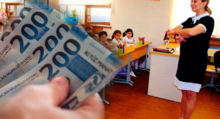 Bakıdakı müəllimlərin orta aylıq əmək haqqı 900 manatı keçib - RƏSMİ