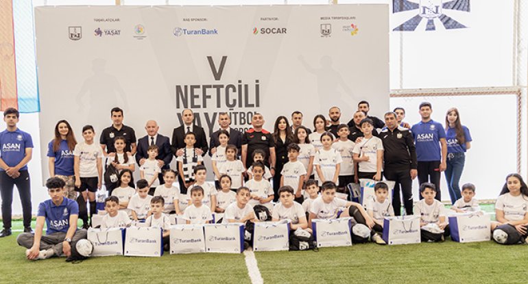TuranBank-ın dəstək olduğu “V Neftçili Yay Futbol Düşərgəsi”nə start verildi - FOTO
