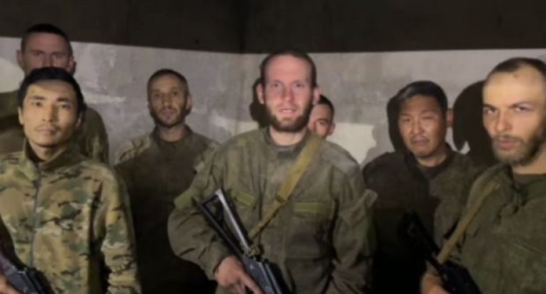 Rusiya ordusunun Ukraynada döyüşən bir qrup hərbçisi Priqojinə müraciət edib - VİDEO