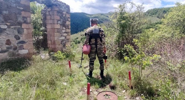 Müdafiə Nazirliyi azad edilmiş ərazilərdə aşkarladığı minaların sayını açıqlayıb - FOTO