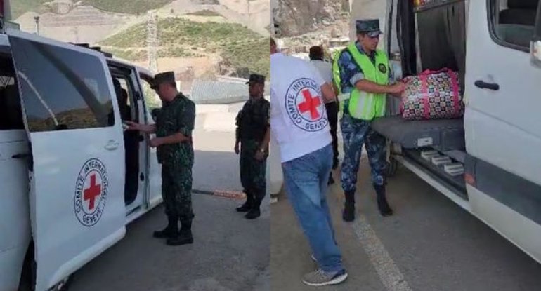 Qarabağın erməni sakinləri “Laçın” sərhəd-buraxılış məntəqəsindən sərbəst keçiblər - VİDEO