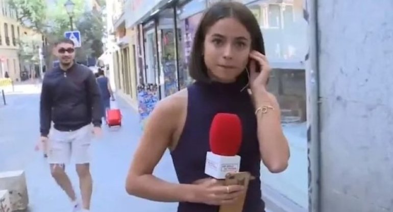 Canlı yayımda müxbirə etdiyi hərəkətə görə həbs olundu - VİDEO