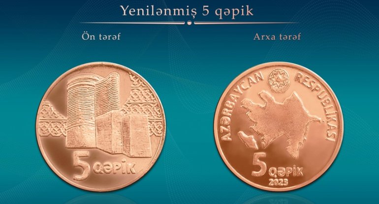 Yeni 5 qəpiklik buraxıldı
