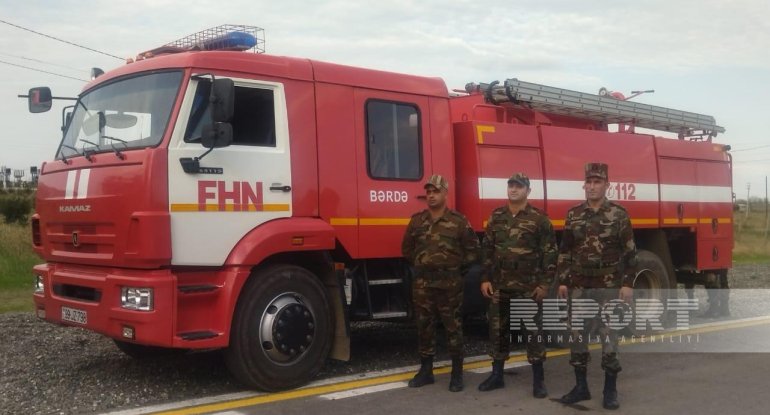 Qarabağa yanğınsöndürmə briqadası göndərilib - FOTO