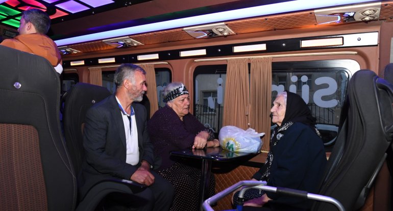 Bu gün daha 21 ailə Füzuli şəhərinə köçürülüb - FOTOLAR