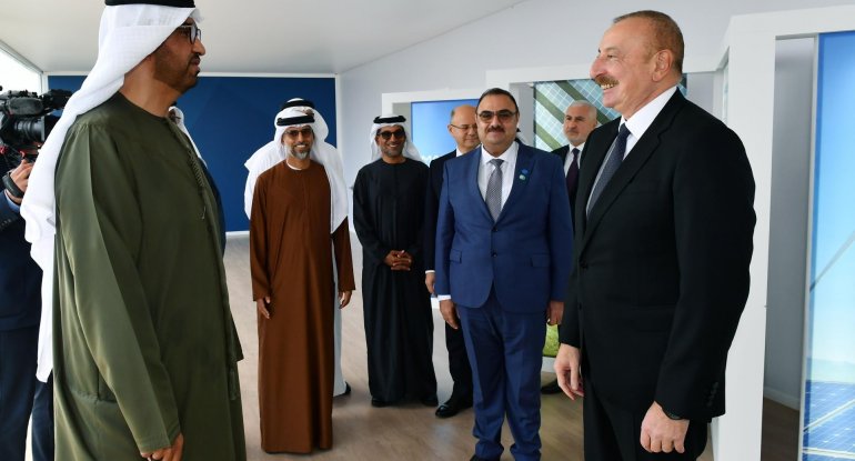 Prezident Qaradağ Günəş Elektrik Stansiyasının rəsmi açılış mərasimində iştirak edib - YENİLƏNİB
