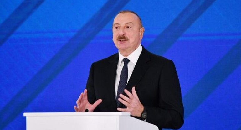 İlham Əliyev Astanada rəsmi qəbulda