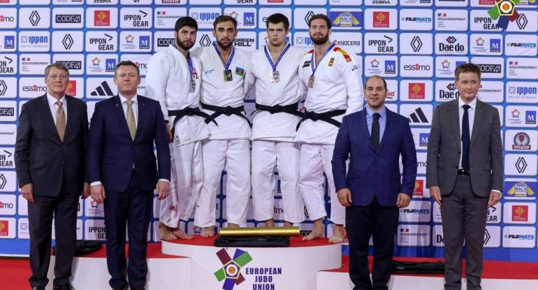 Cüdo millimiz Avropa çempionatını iki qızıl medalla başa vurdu - FOTO