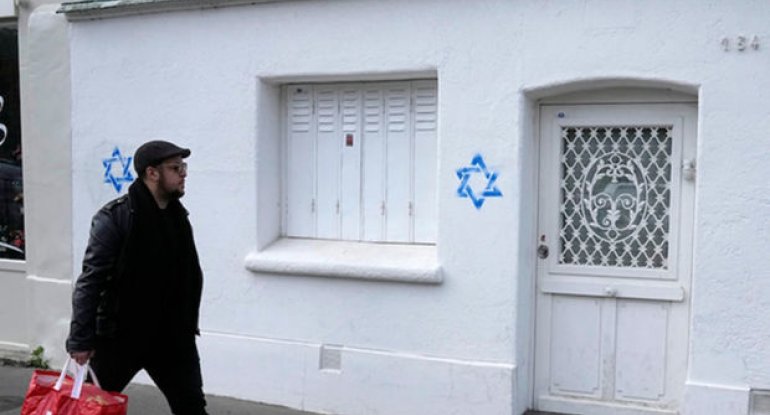 Fransada mindən çox antisemitizm aktı qeydə alınıb