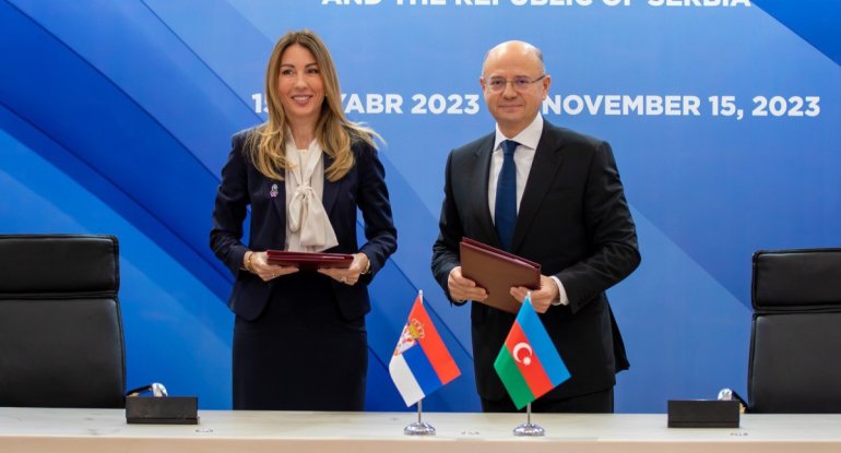 Azərbaycan və Serbiya arasında təbii qaz sahəsində sənədlər imzalanıb