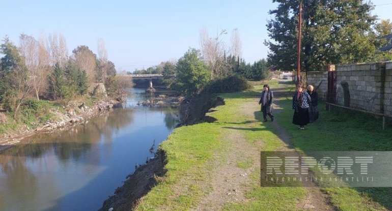 Astarada çay yatağı sürüşüb, sakinlər üçün təhlükə yaranıb