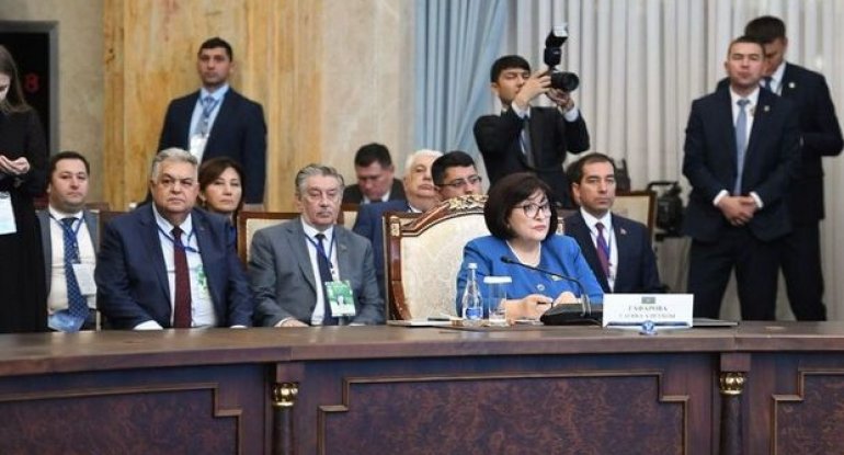 Sahibə Qafarova MDB Parlamentlərarası Assambleyanın Şura iclasında iştirak edib - FOTO