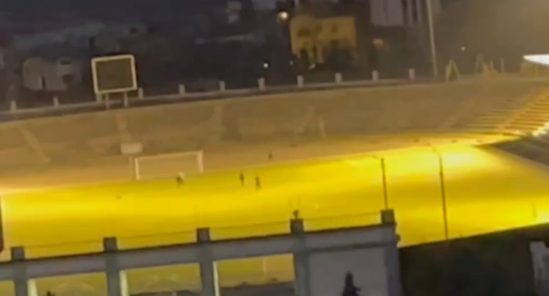 Xankəndi stadionunda futbol oynayırıq - VİDEO