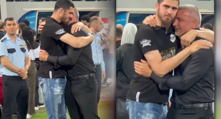Qurban Qurbanovdan kövrələrək ayrıldığı futbolçusuna XÜSUSİ ZƏNG