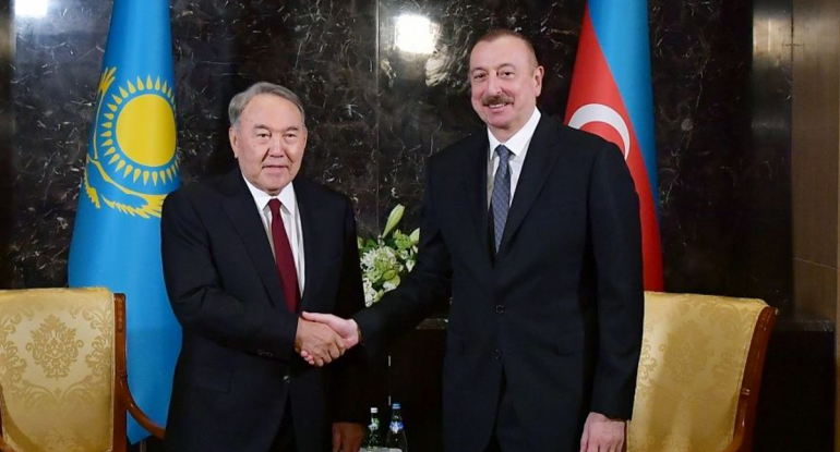 Nursultan Nazarbayev Azərbaycan Prezidentinə məktub ünvanlayıb