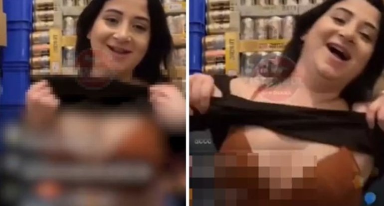 TikTok-da daha bir biabırçılıq viral oldu: Qadın rəqs edərək... - VİDEO