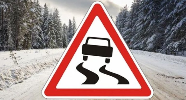 Yollar buz bağlayacaq - XƏBƏRDARLIQ