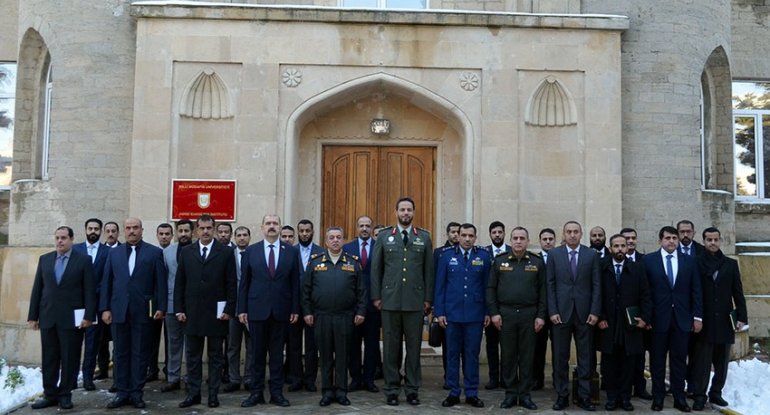 Səudiyyə Ərəbistanı Krallığının nümayəndə heyəti Milli Müdafiə Universitetində