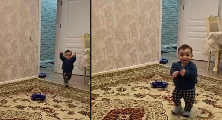 Azərbaycanda körpənin videosu rekord baxış topladı - VİDEO
