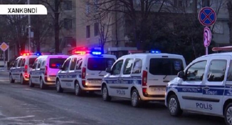 Polislərimiz Xankəndidə belə xidmət edir – VİDEO