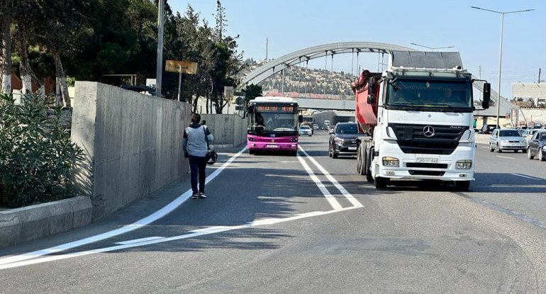 Bakı-Sumqayıt yolunda DƏYİŞİKLİK - Sərnişinlərin işi asanlaşdı - FOTO