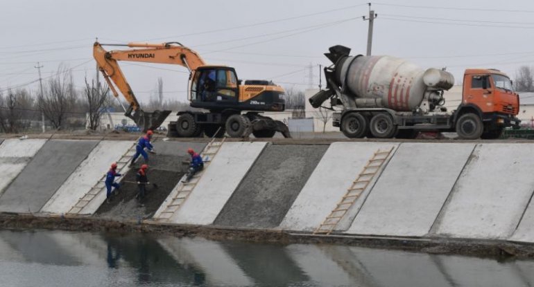 Qaraçuq magistral beton kanalı yenidən qurulacaq