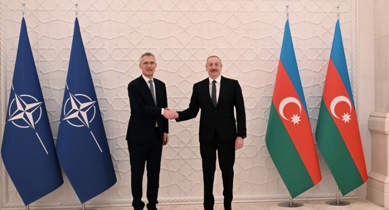 Azərbaycan Prezidenti və NATO-nun Baş katibi mətbuata bəyanatla çıxış ediblər