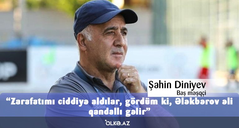 Zarafatımı ciddiyə aldılar, gördüm ki, Ələkbərov əli qandallı gəlirxa0- Şahin Diniyev