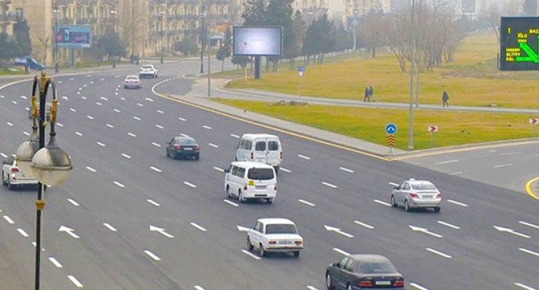 Bu prospektdə avtobus və velosiped zolaqları olacaq