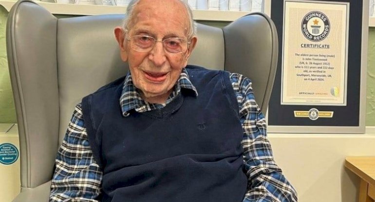 Dünyanın ən yaşlı adamı danışdı: Uzun ömrün sirri nədir? 
