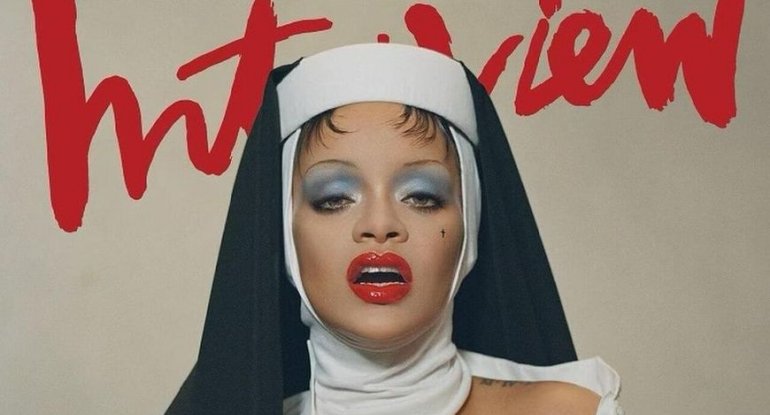 Rihannanın açıq-saçıq rahibə obrazı QALMAQAL yaratdı - VİDEO