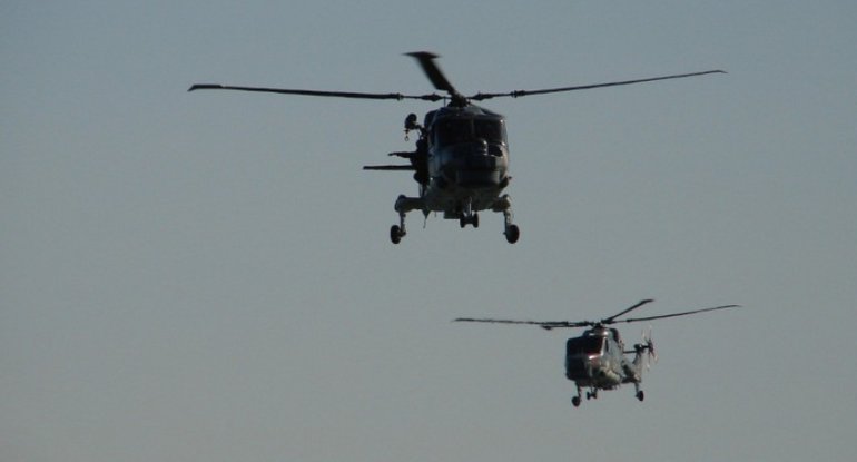 Yaponiyada hərbi helikopterlər qəzaya uğrayıb