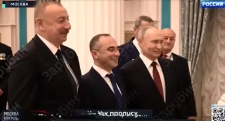 Əliyev - Putin görüşməsinə dair yeni və heyrətamiz görüntülər - Rusiya mediası İNDİ YAYDI - VİDEO