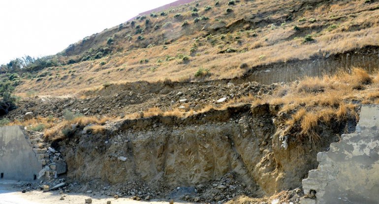 Azərbaycandakı sürüşmə zonalarında son vəziyyət AÇIQLANDI