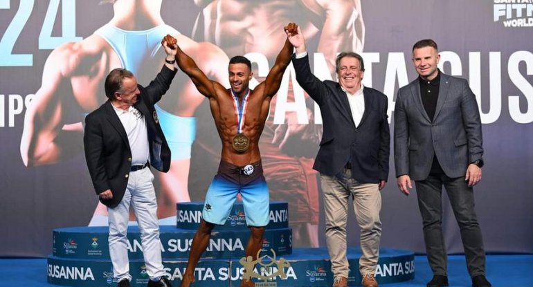 İdmançımız bodibildinq üzrə Avropa çempionu olub