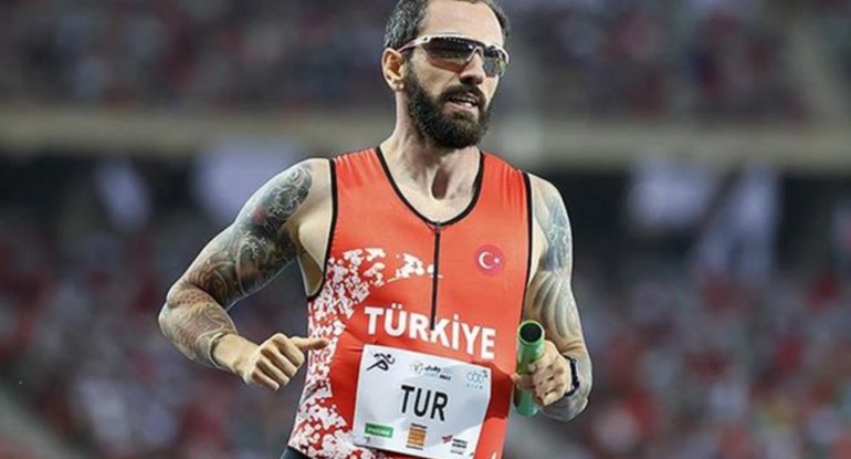 Türkiyəni təmsil edən azərbaycanlı atlet qızıl medal qazanıb