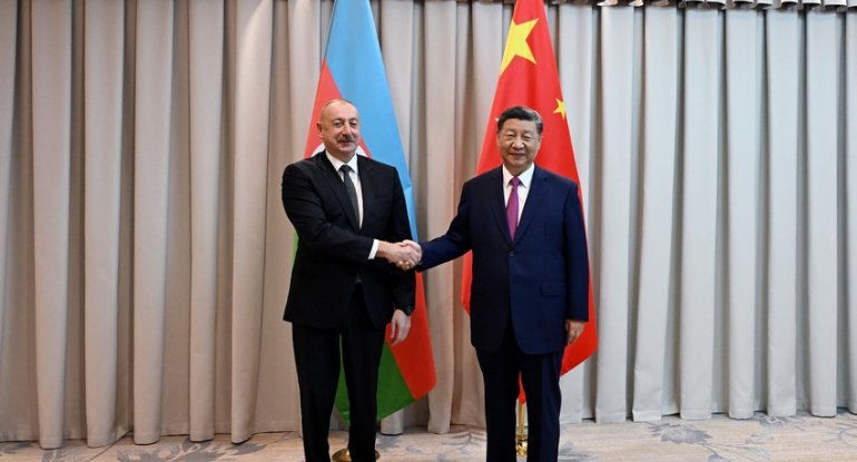 Astanada Azərbaycan və Çin liderlərinin görüşü keçirilib - YENİLƏNİB