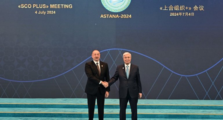İlham Əliyev Astanada “ŞƏT plus” formatında keçirilən görüşdə iştirak edir  ...