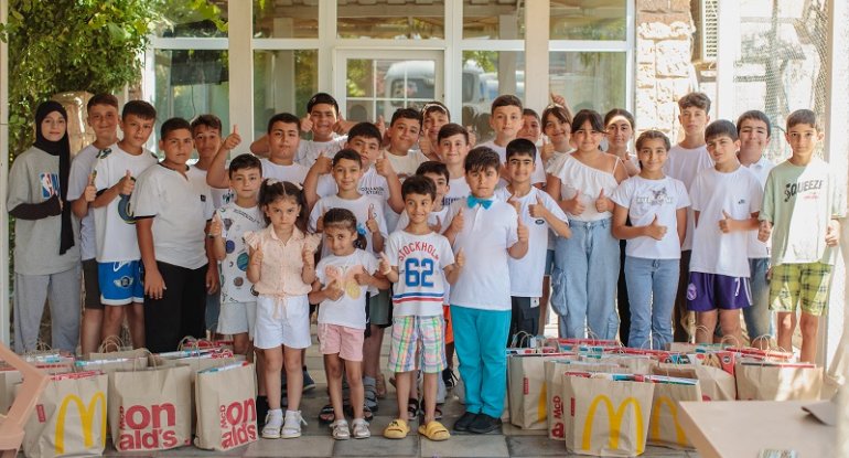 "McDonald's Azərbaycan” və DSMF 44 günlük Vətən müharibəsi qazilərinin övladları üçün yay düşərgəsində unudulmaz istirahət təşkil edib - FOTO
