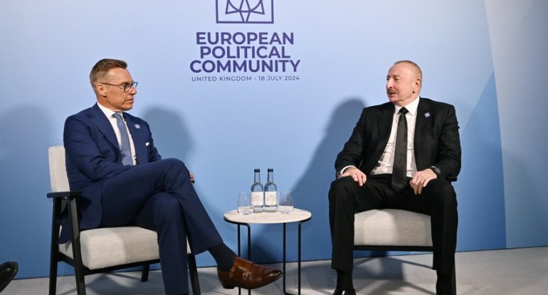 İlham Əliyev Oksfordda Finlandiya Prezidenti ilə görüşüb - YENİLƏNİB