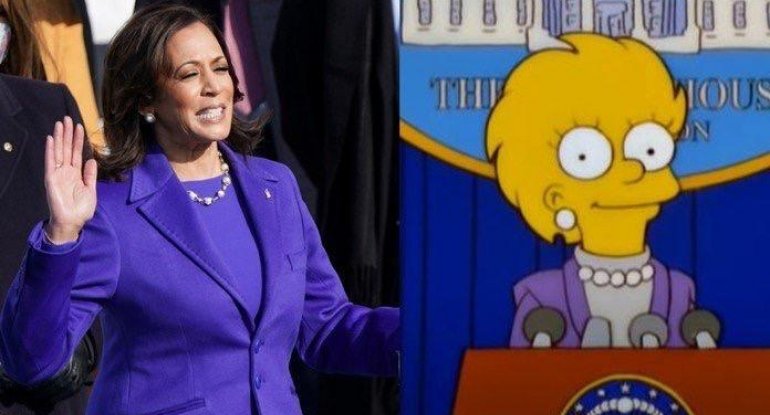 “Simpsonlar” Kamala Harrisin prezident seçkilərində qələbəsini 