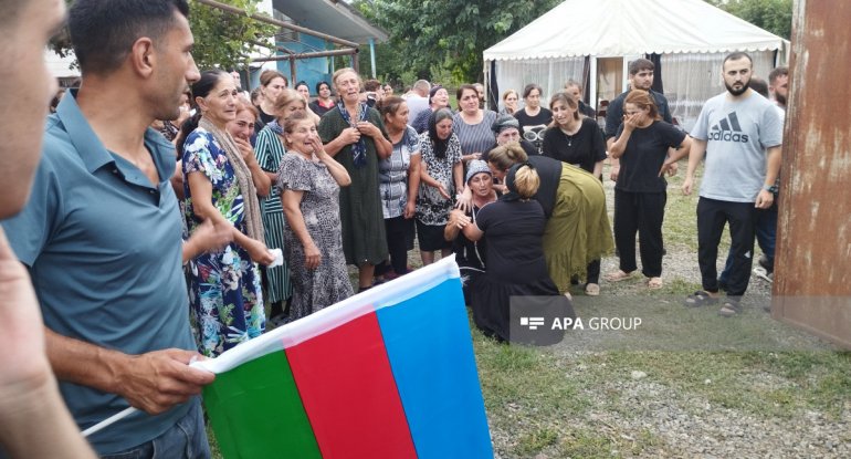 İki il əvvəl itkin düşmüş hərbçinin nəşi ailəsinə verilib - FOTOLAR