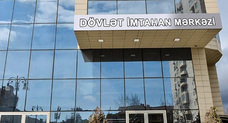 İmtahana xüsusi qurğunu görün nəyin içində keçirdi - FOTOLAR