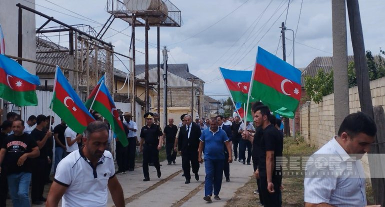 Birinci Qarabağ müharibəsinin şəhidi Qənbər Yarıyev dəfn edilib - FOTOLAR