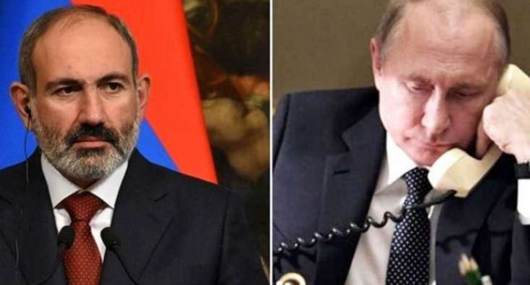 Putin Paşinyanla Bakı səfərinin yekunlarını müzakirə etdi