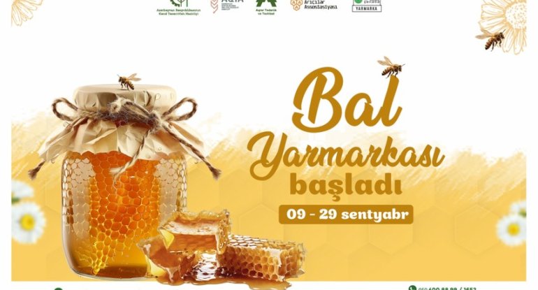 Bakıda bal yarmarkası açılıb