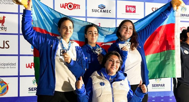 Azərbaycanın atıcılıq millisi dünya çempionatında gümüş medal qazanıb