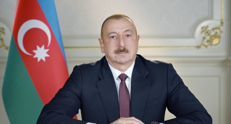 İlham Əliyev "Rebuild Karabakh" sərgisinin iştirakçılarına məktub ünvanlayıb