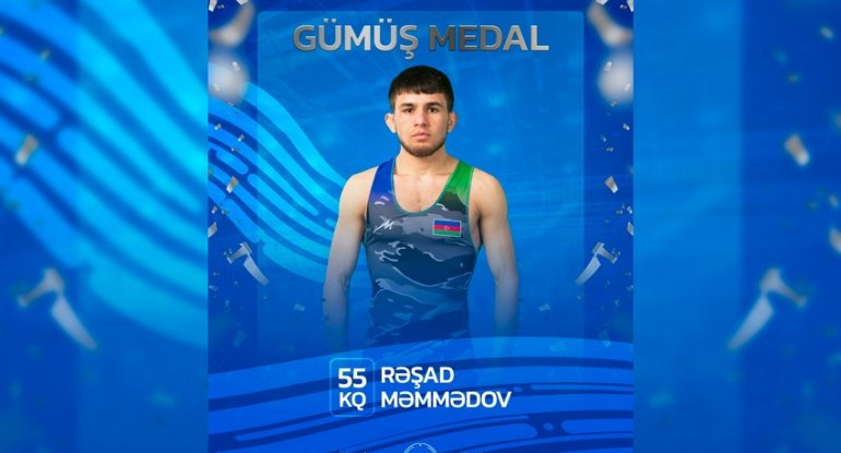 Azərbaycan güləşçisi dünya çempionatında gümüş medal qazandı