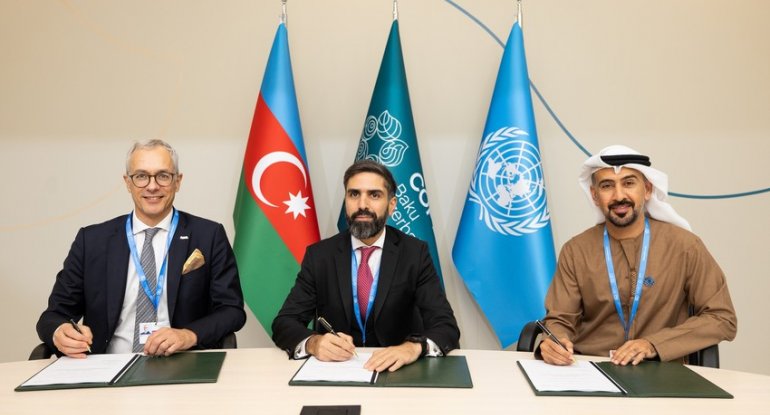 SOCAR, “Masdar” və “ACWA Power” şirkətləri arasında Anlaşma Memorandumu imzalanıb